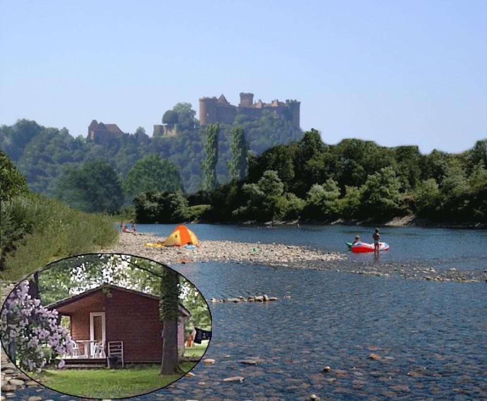 Image Camping Les Chalets sur La Dordogne
