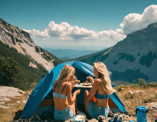 Image thématiques Camping en montagne